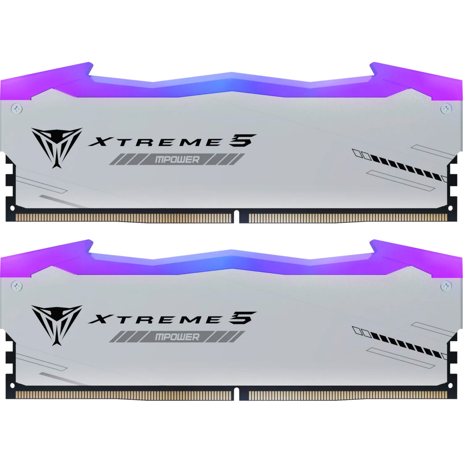 Модуль пам'яті PATRIOT Viper Xtreme 5 RGB MPower DDR5 6400MHz 32GB Kit 2x16GB (PVXR532G64C32KM)