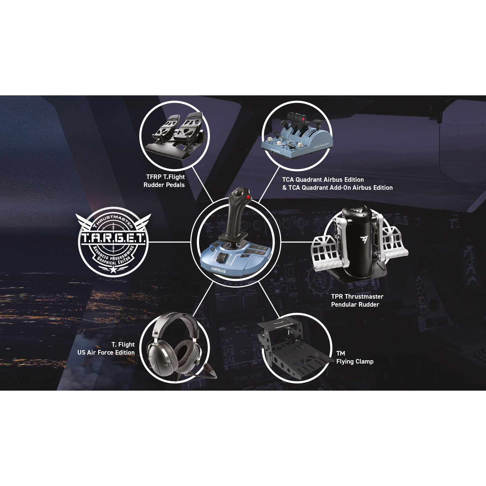 Джойстик THRUSTMASTER TCA Sidestick X Airbus Edition