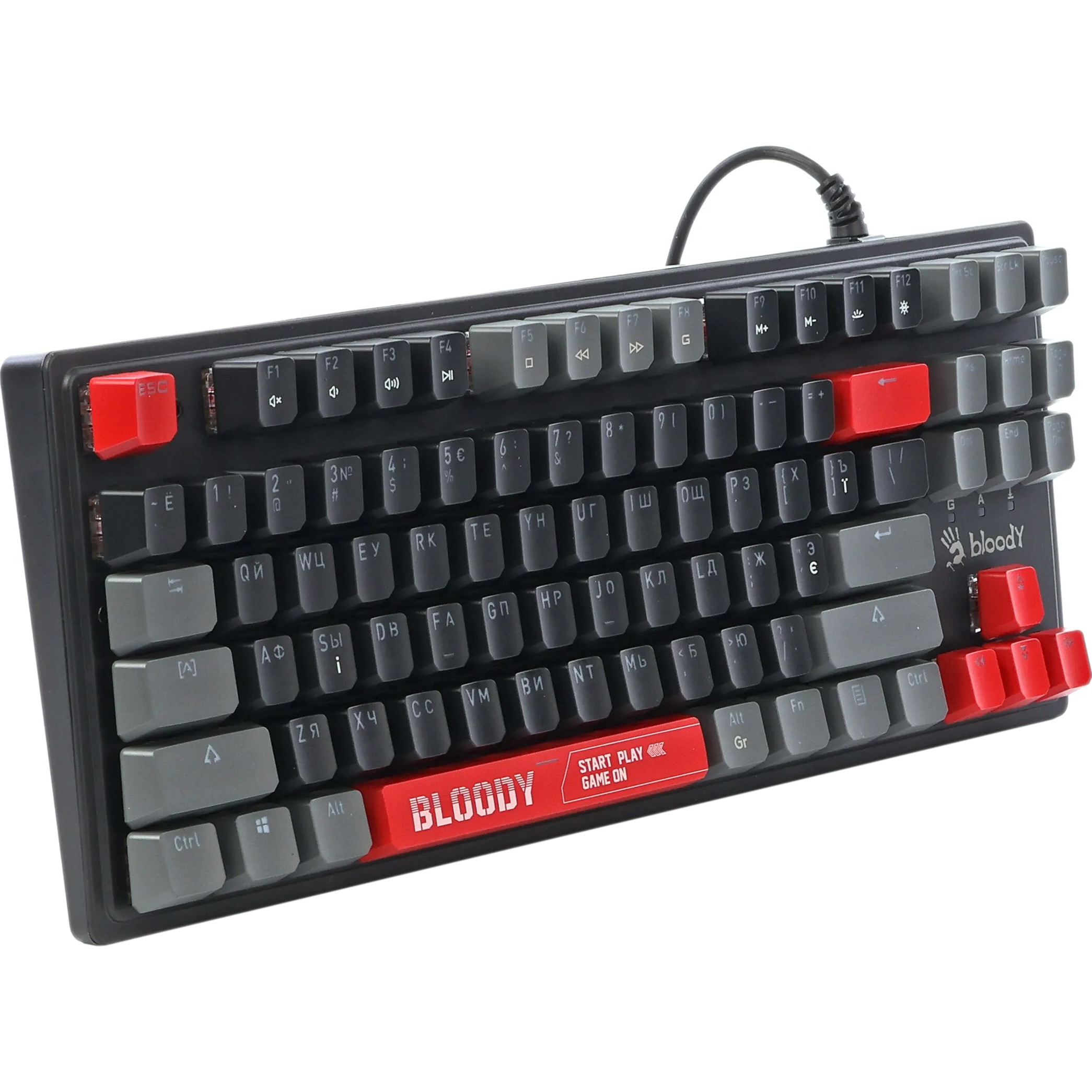 Клавіатура A4TECH BLOODY S310N BLMS Red Plus Switch Energy Red