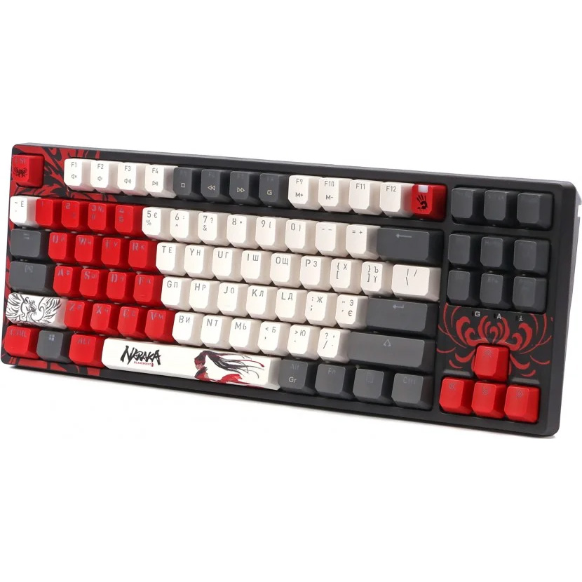 Клавиатура A4TECH BLOODY S87 BLMS Red Plus Switch Naraka