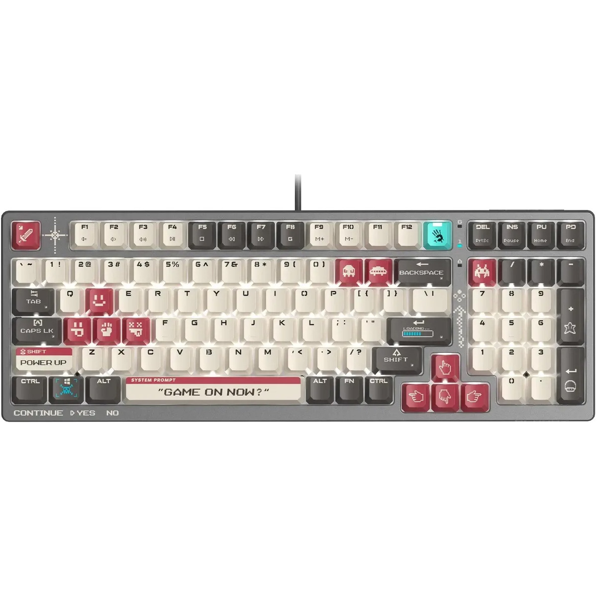 Клавиатура A4TECH BLOODY S98 Pixels BLMS Red Plus Switch Pixels Red