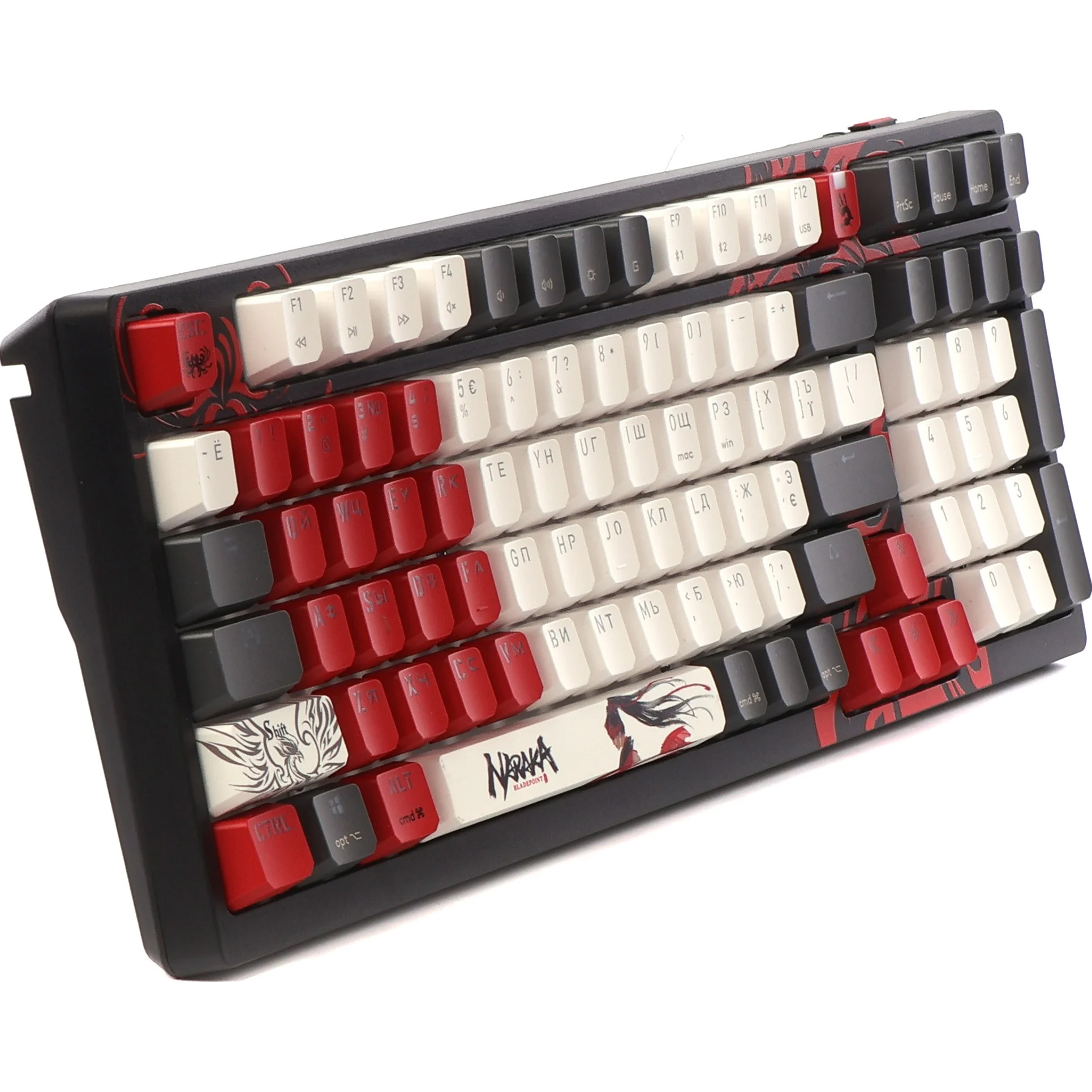Клавіатура бездротова A4TECH BLOODY WS98 BLMS Red Plus Switch Naraka