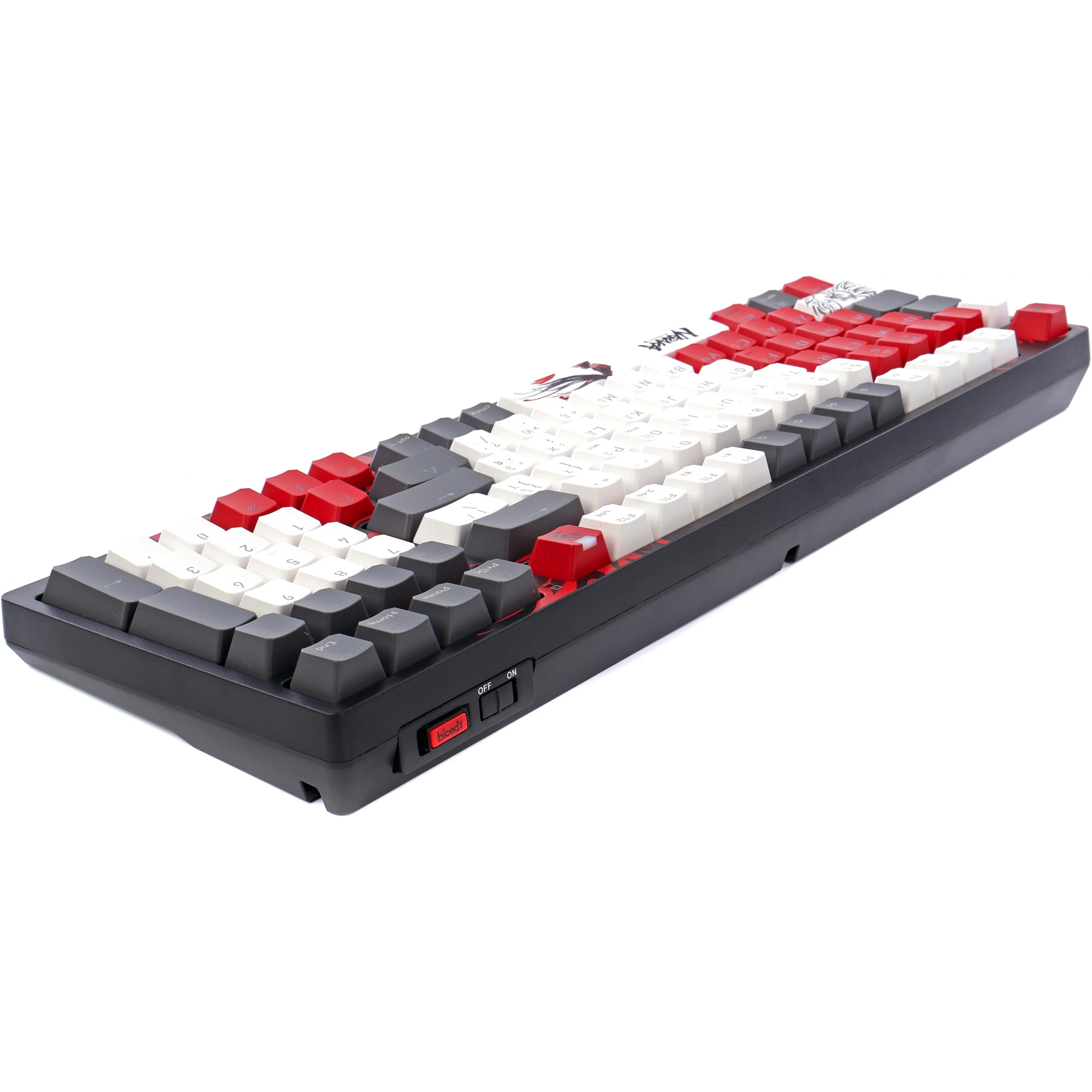 Клавіатура бездротова A4TECH BLOODY WS98 BLMS Red Plus Switch Naraka