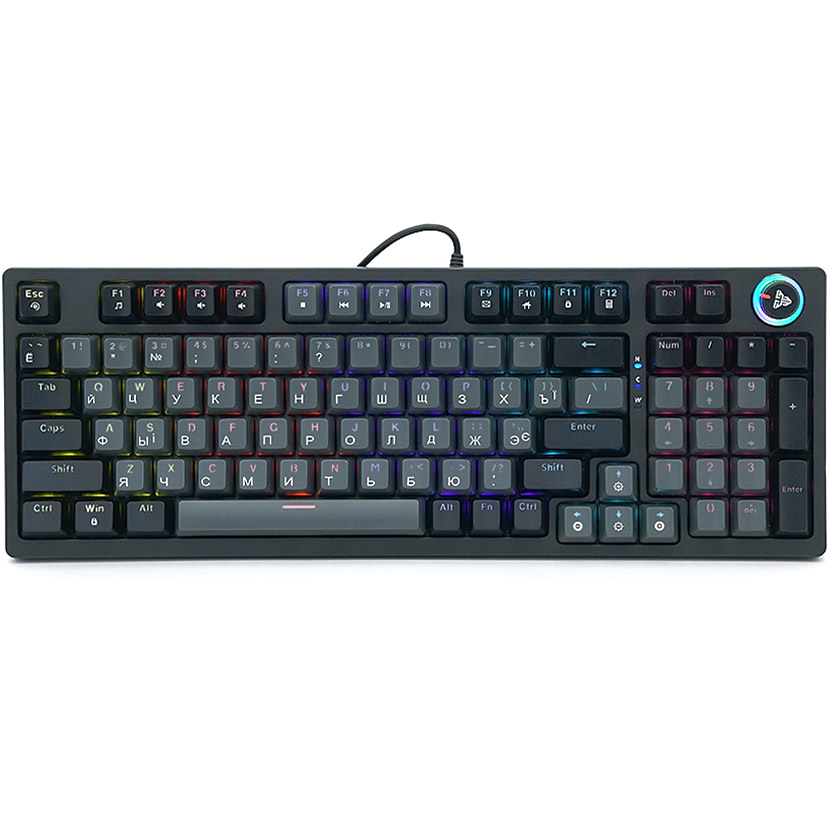 Клавиатура FANTECH ATOM90 MK890 Blue Switch Gray