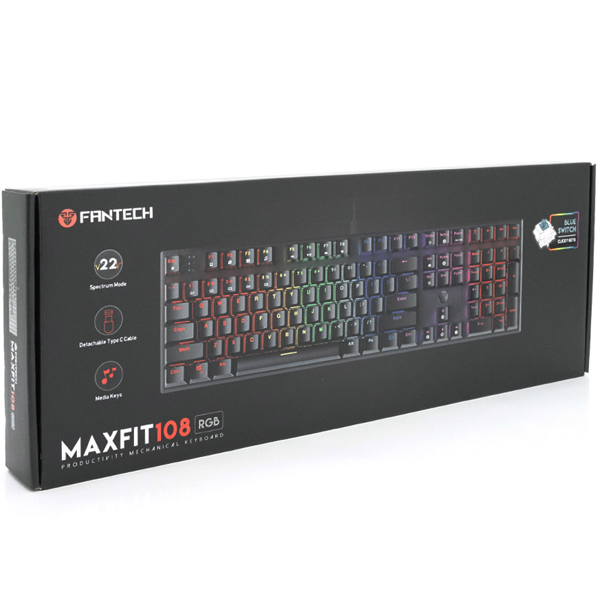 Клавіатура FANTECH MaxFit108 MK855 Black