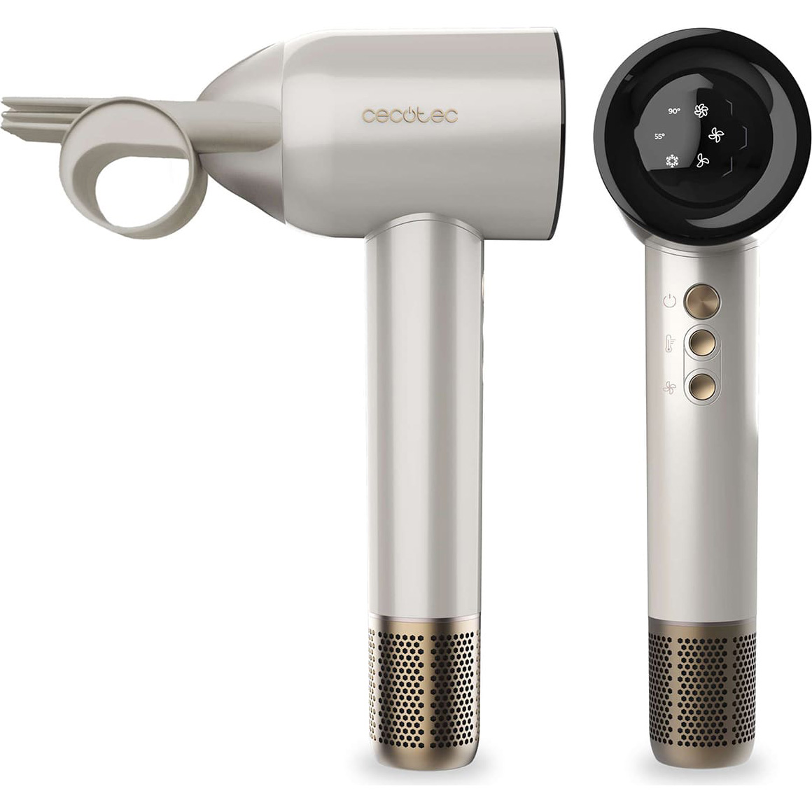 Фен CECOTEC DryGlam Waves Champagne 4-in-1 (A01_EU01_103715)