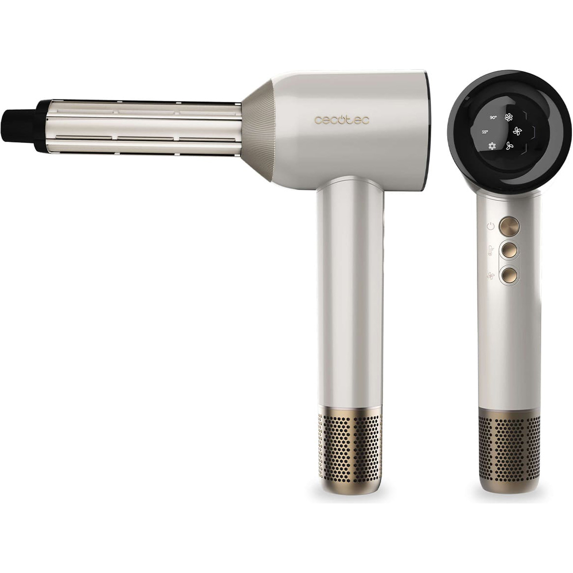 Фен CECOTEC DryGlam Waves Champagne 4-in-1 (A01_EU01_103715)