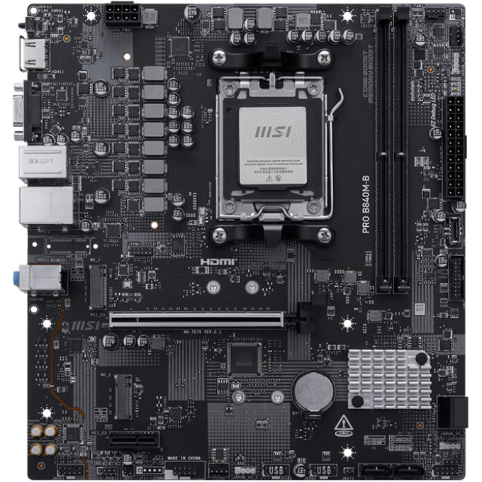 Материнская плата MSI Pro B840M-B