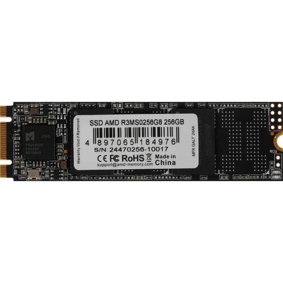 SSD диск AMD Radeon R3 256GB M.2 SATA (R3MS0256G8)