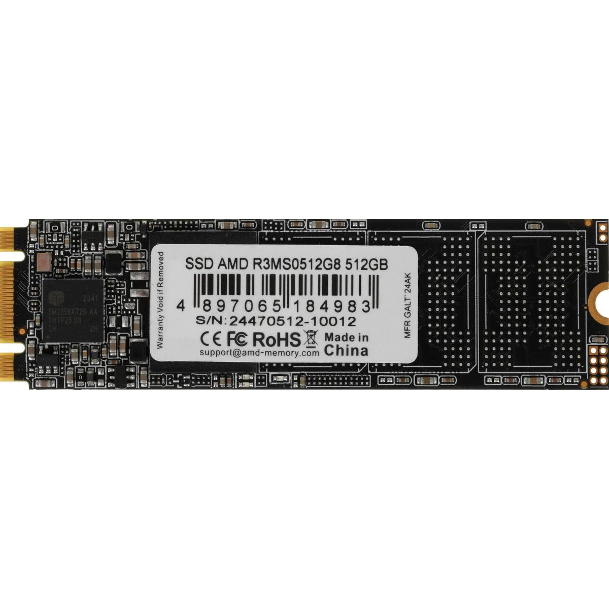 SSD диск AMD Radeon R3 512GB M.2 SATA (R3MS0512G8)