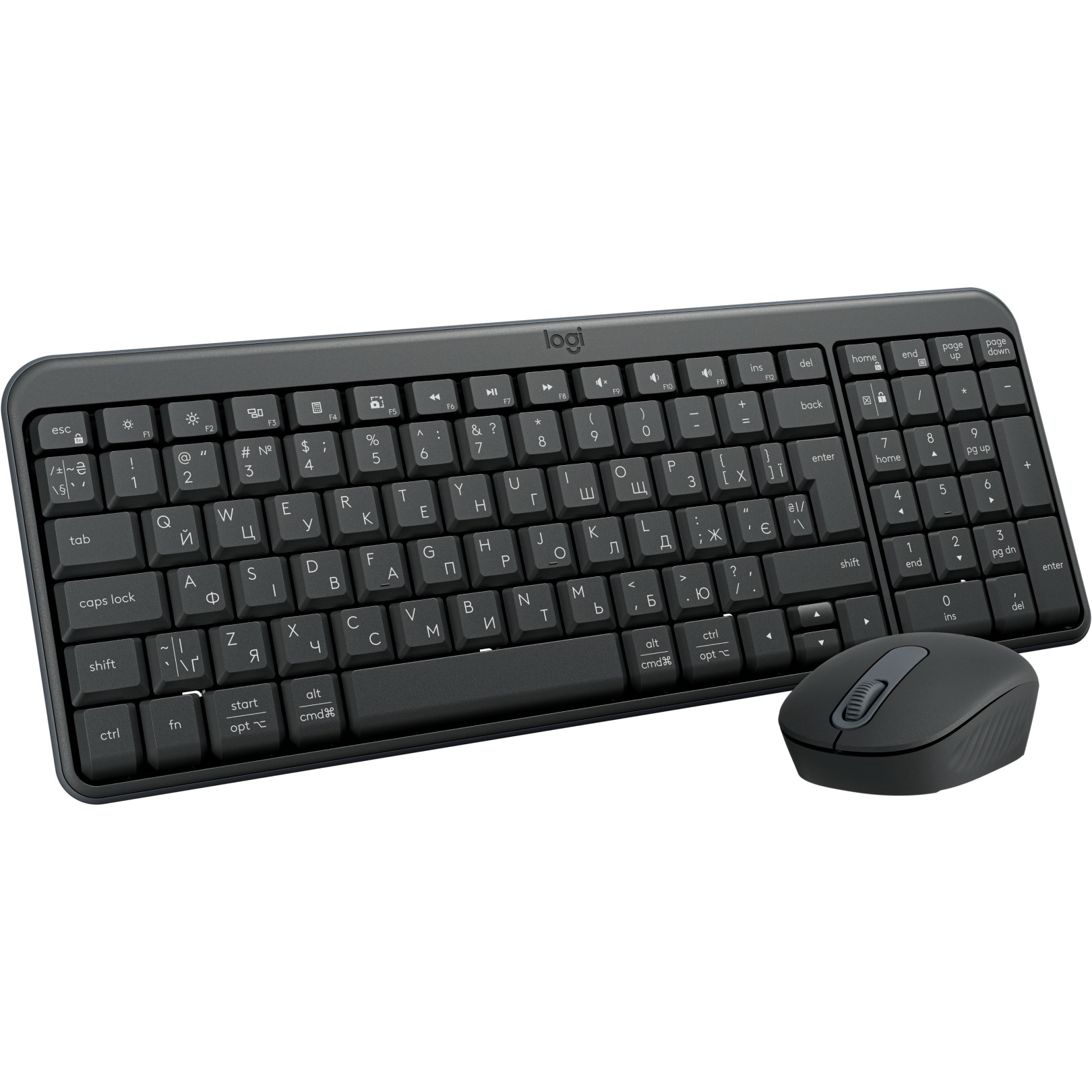 Комплект бездротовий LOGITECH MK250 Wireless Combo Graphite (920-013823)