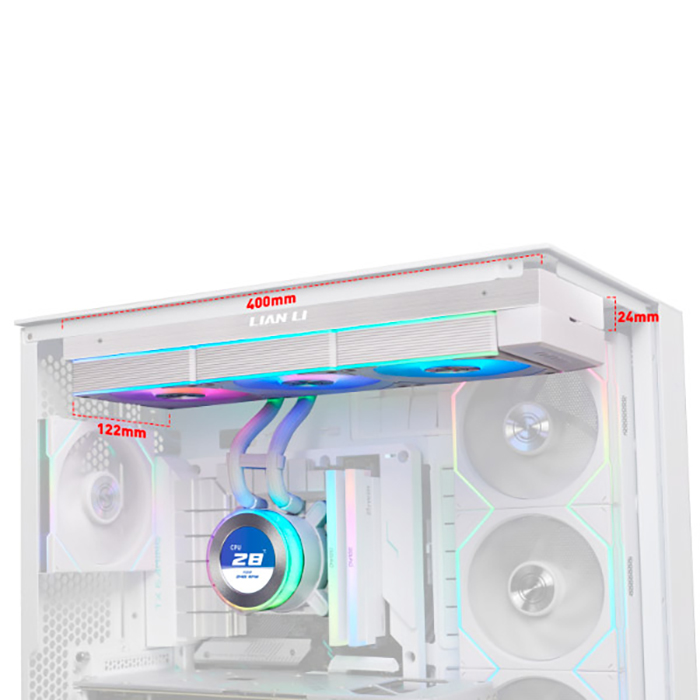 Система водяного охолодження LIAN LI HydroShift II LCD-C 360CL White (G89.GHS2LCD36RW.00)