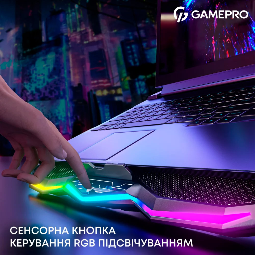 Подставка для ноутбука GAMEPRO CP680 Black