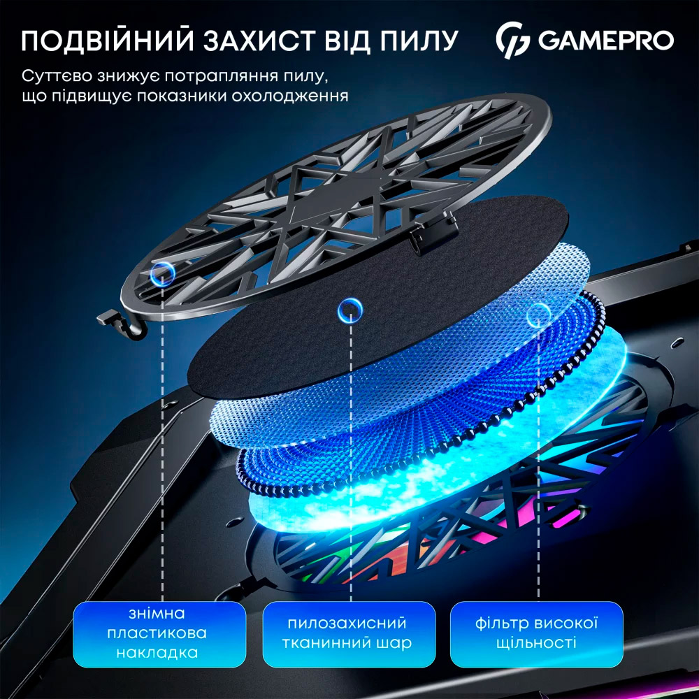 Підставка для ноутбука GAMEPRO CP950 Black