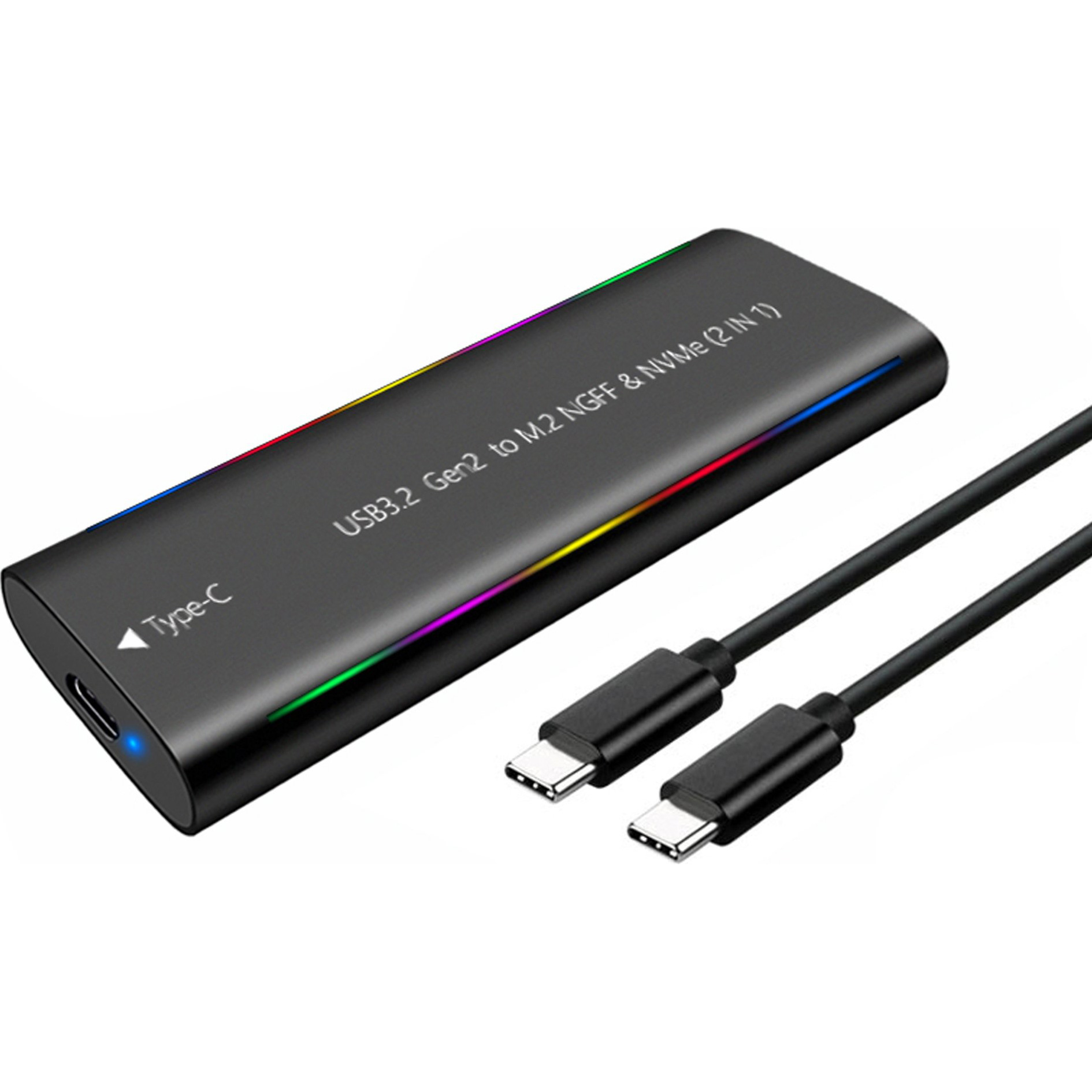 Карман внешний DYNAMODE DM-CAD-SSD10 NVMe SATA M.2 SSD to USB3.2