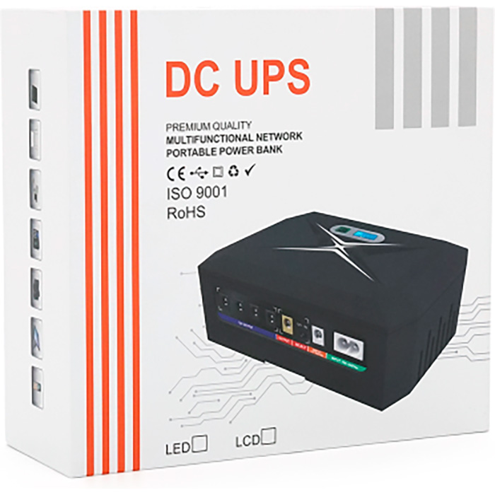 ИБП для роутера GREENWAVE UPS-45W DCP-45W-17 45W 17600mAh