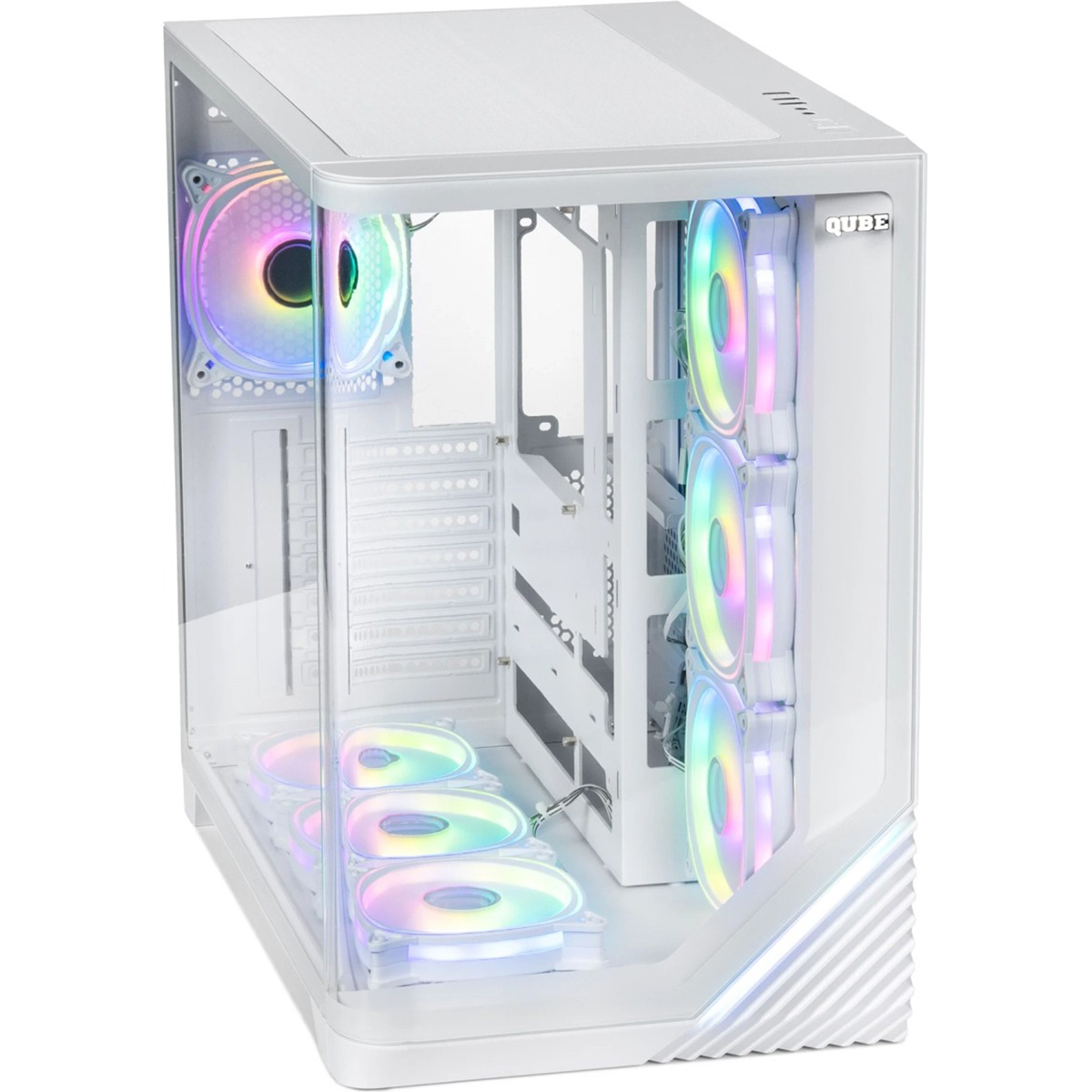 Корпус QUBE Mirage 7ARGB White (MIRAGE_GWNU3)