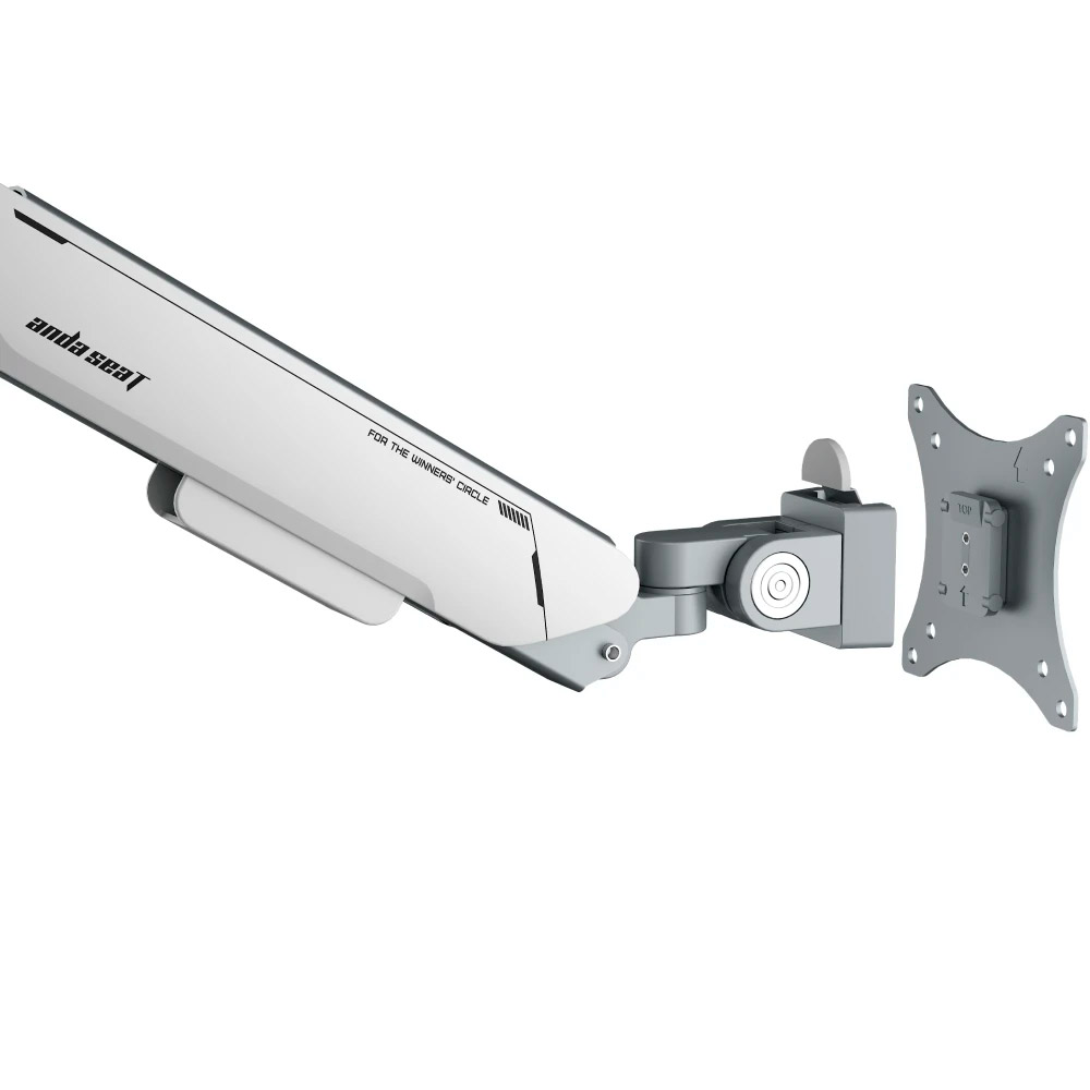 Настільне кріплення для монітора ANDA SEAT Stealth Pro II 17"-42" White/Gray