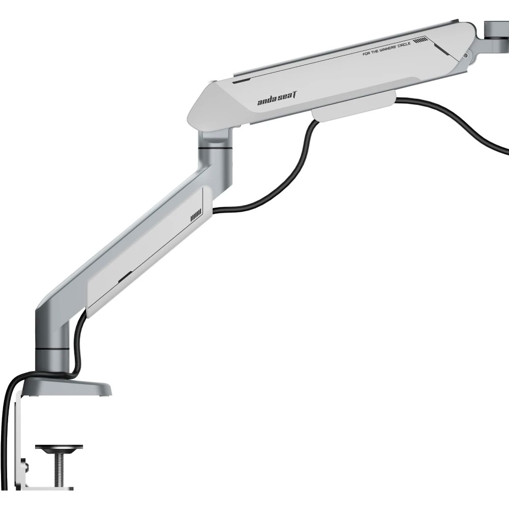 Настільне кріплення для монітора ANDA SEAT Stealth Pro II 17"-42" White/Gray