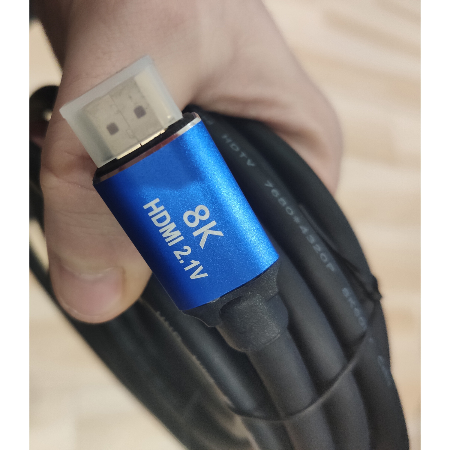 Кабель ATCOM Real 8K 48Gbps, 8K@60Hz/4K@120Hz HDMI v2.1 1м Black (88801)