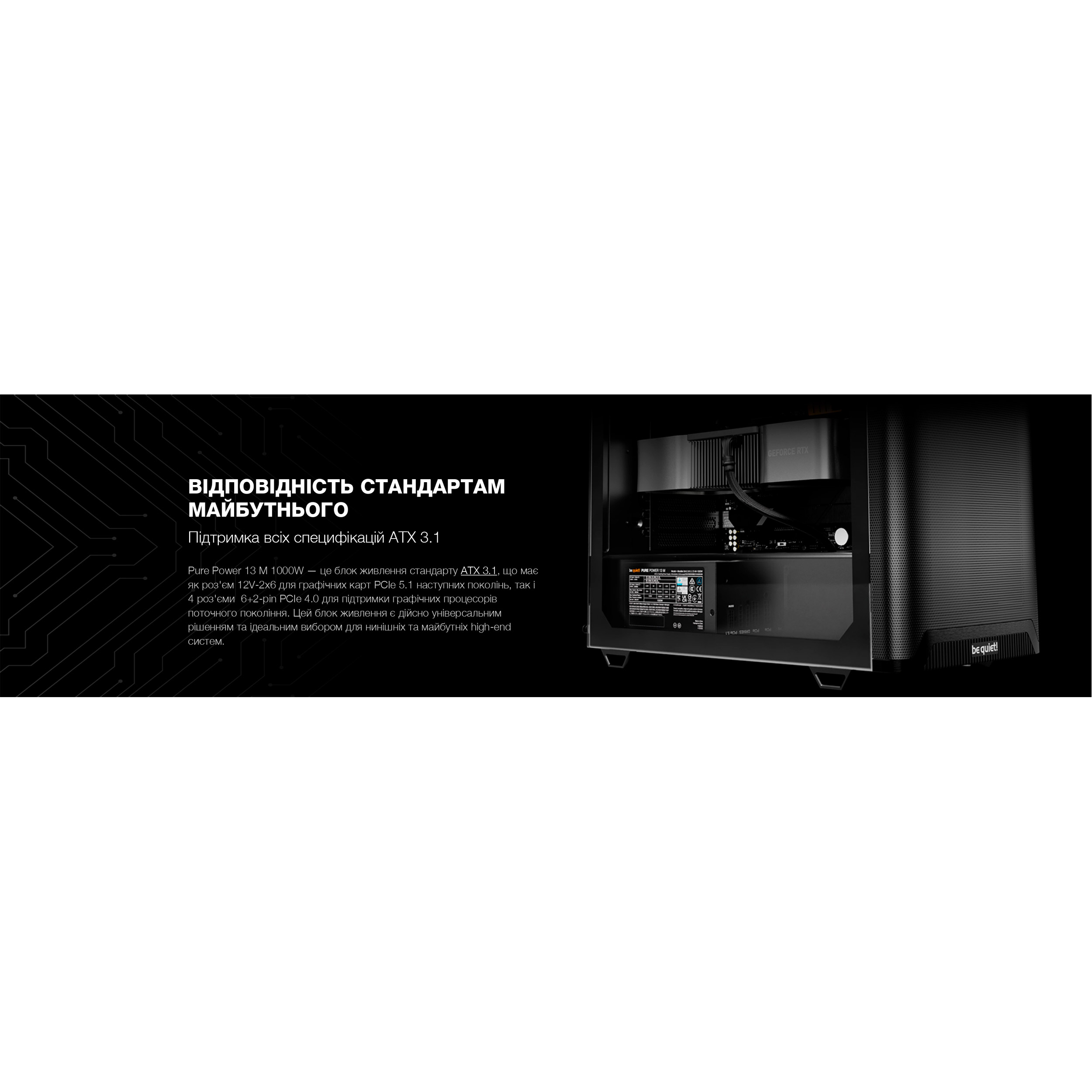Блок питания 1000W BE QUIET! Pure Power 13 M (BP028EU)