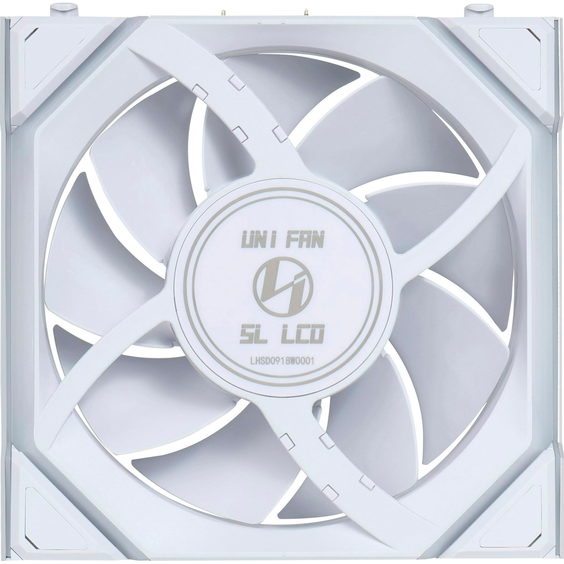 Вентилятор LIAN LI Uni Fan SL Wireless LCD 120 Reverse Blade White (G99.12RSLLCD1W1W.00)