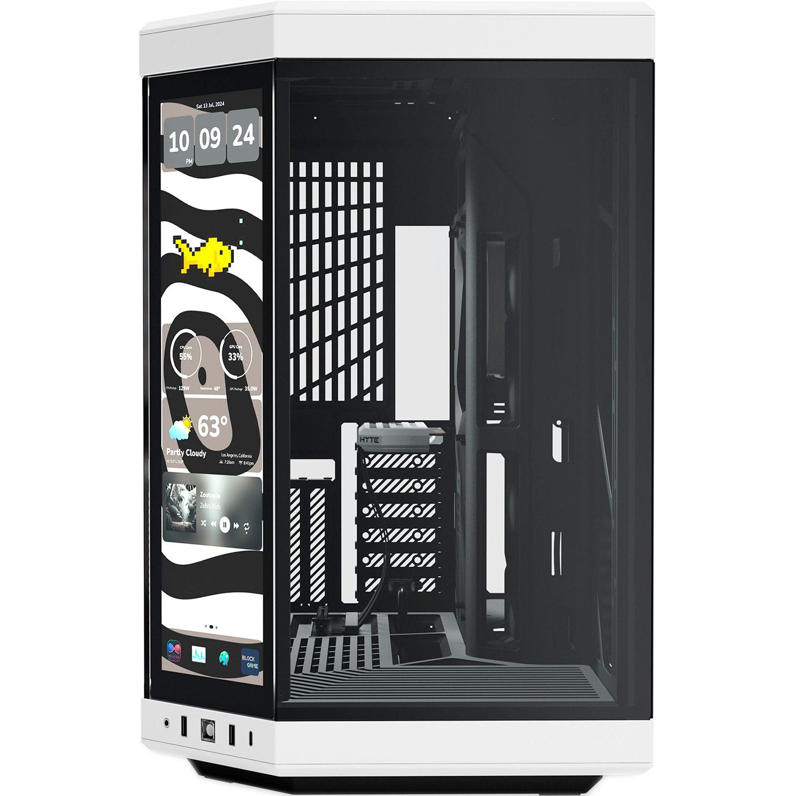 Корпус HYTE Y70 Touch Infinite Black/White (CS-HYTE-Y70TTI-WB)