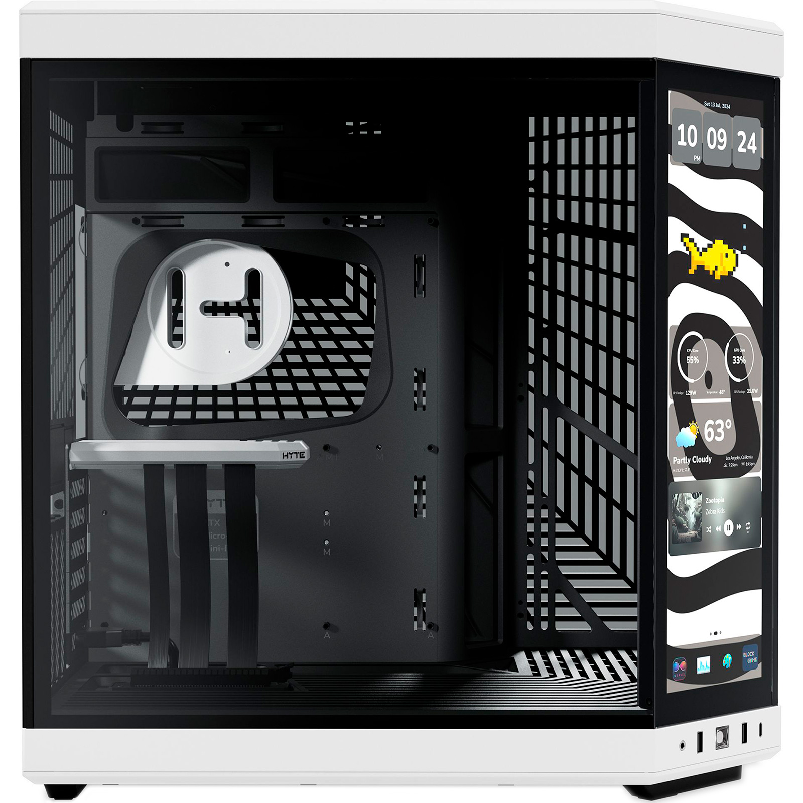 Корпус HYTE Y70 Touch Infinite Black/White (CS-HYTE-Y70TTI-WB)