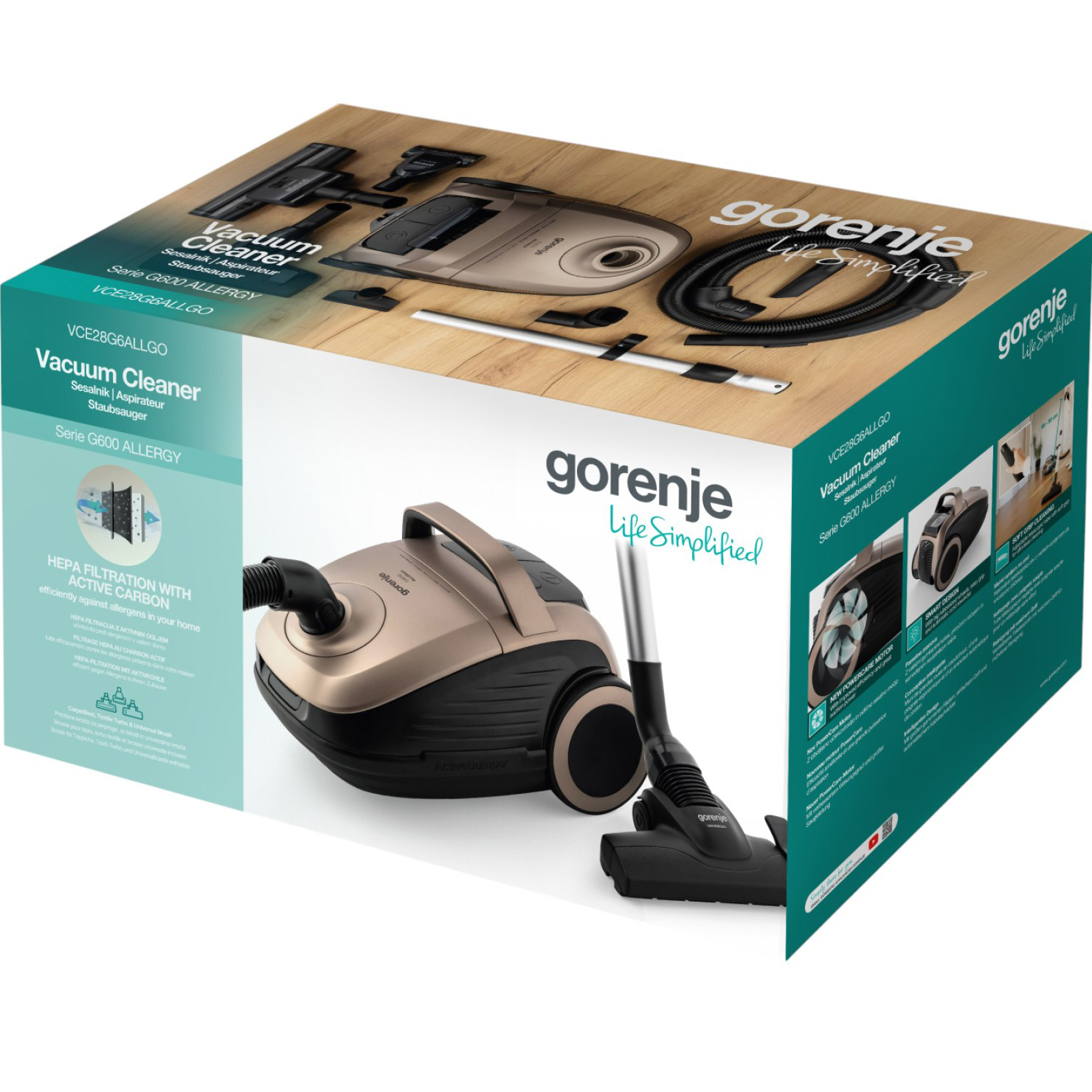 Пылесос GORENJE VCE28G6ALLGO (745764)