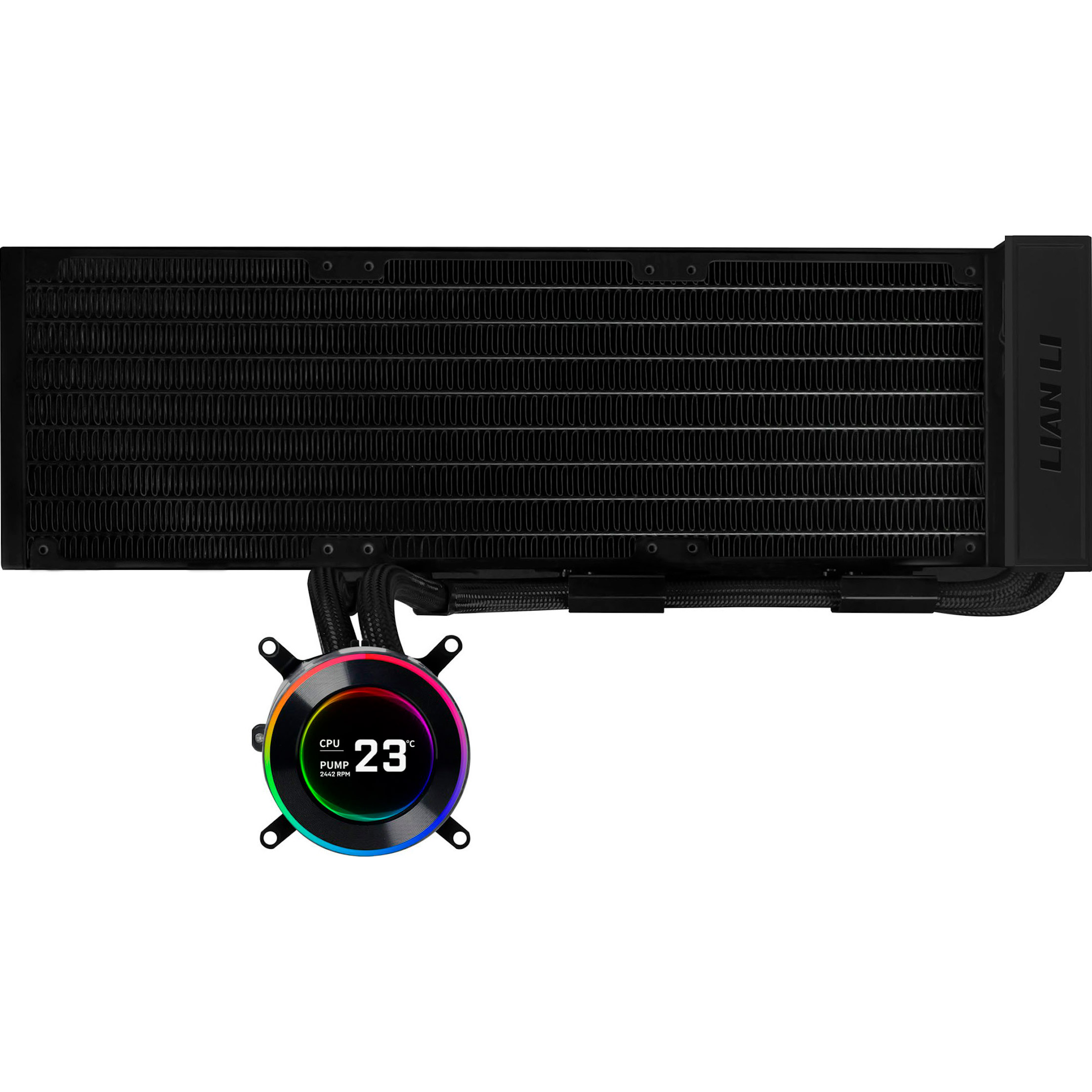 Система водяного охлаждения LIAN LI HydroShift II LCD-C 360 Fanless Black (G89.GHS2LCD36B.00)