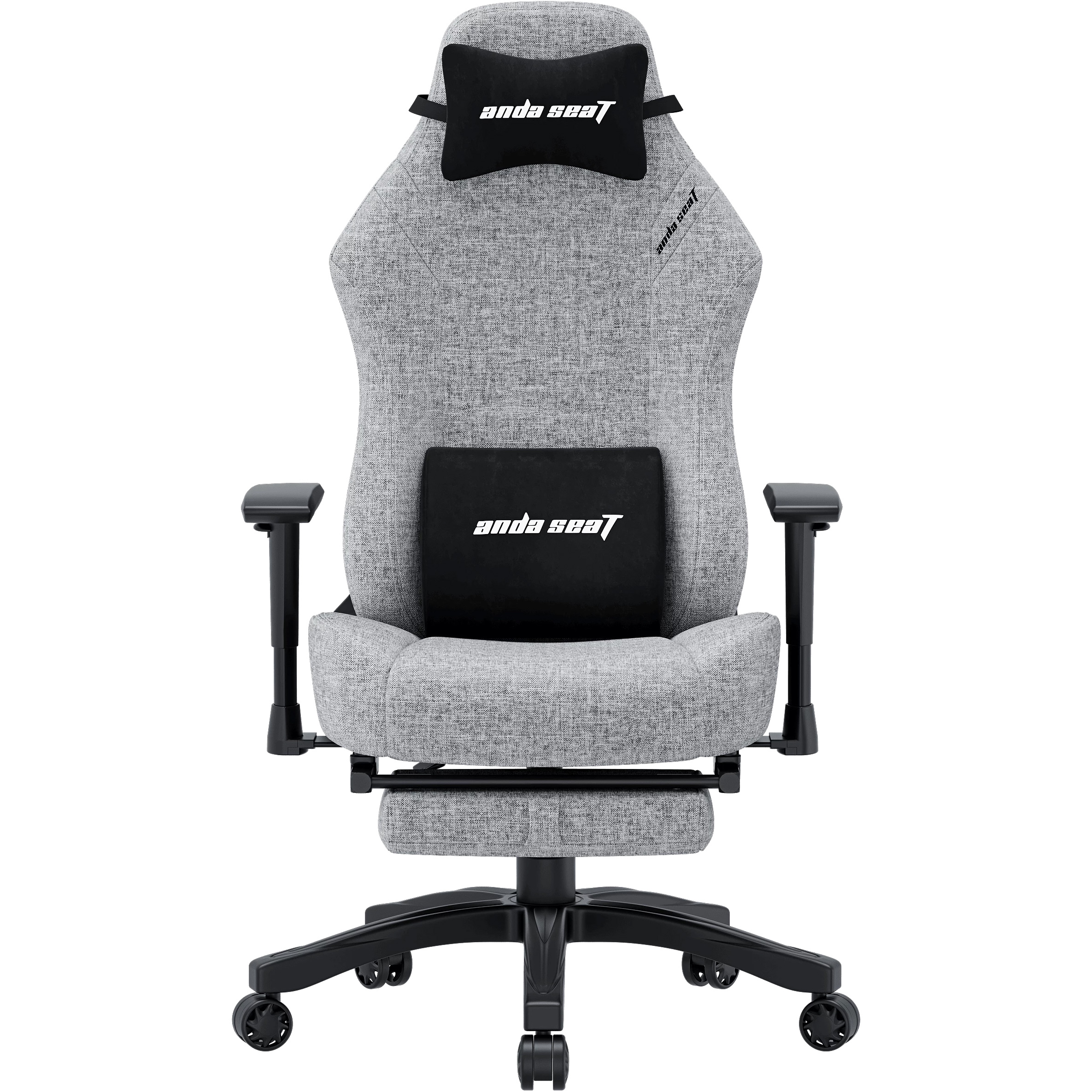 Крісло геймерське ANDA SEAT Luna Pro L Gray Fabric