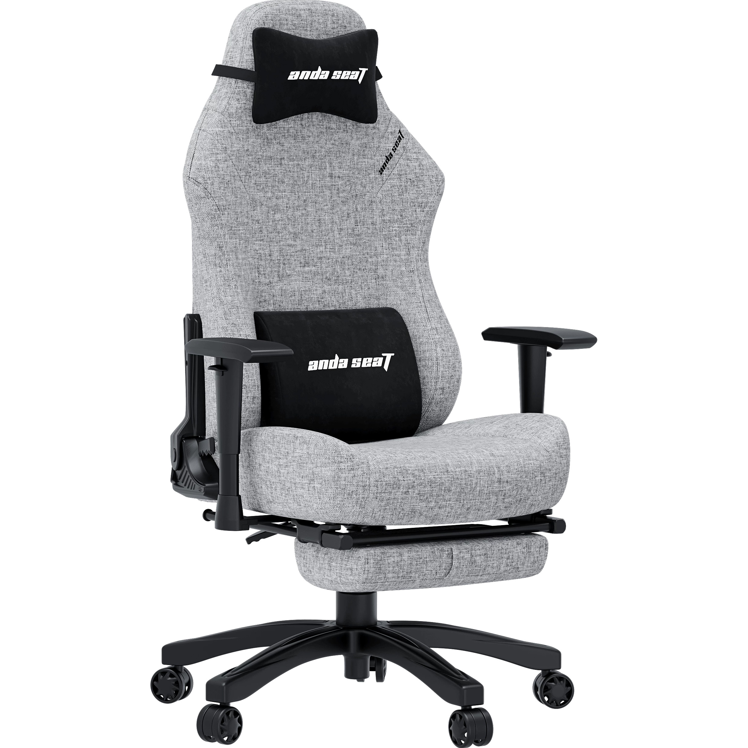 Крісло геймерське ANDA SEAT Luna Pro L Gray Fabric