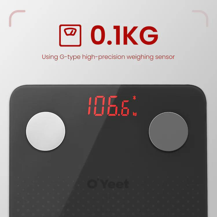 Умные весы O'YEET BS-OY01 Dark Gray