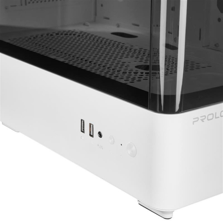 Корпус PROLOGIX Lumi GM-01AW Glass White