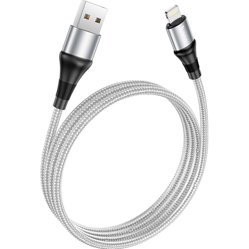 Кабель HOCO X50 Excellent USB-A to Lightning 1м Gray