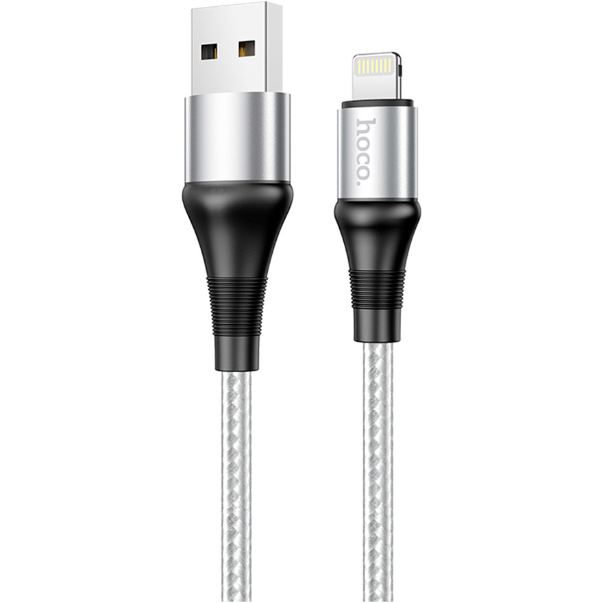 Кабель HOCO X50 Excellent USB-A to Lightning 1м Gray