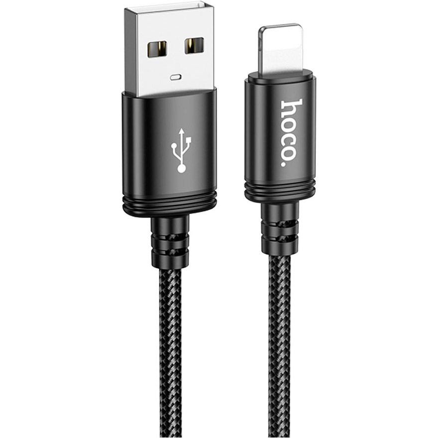 Кабель HOCO X89 Wind USB-A to Lightning 1м Black