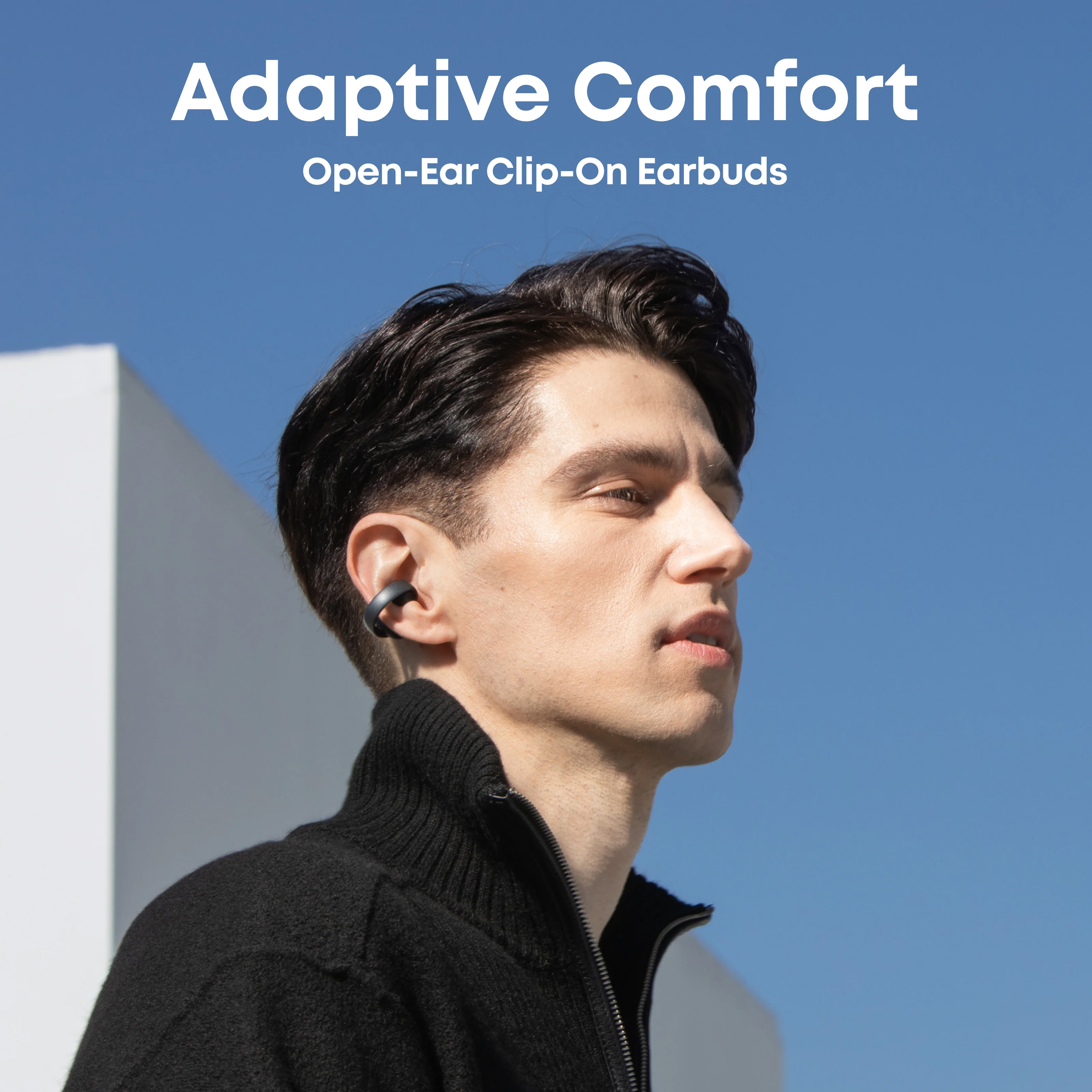 Навушники ANKER SoundCore AeroClip Midnight (A3388G11)