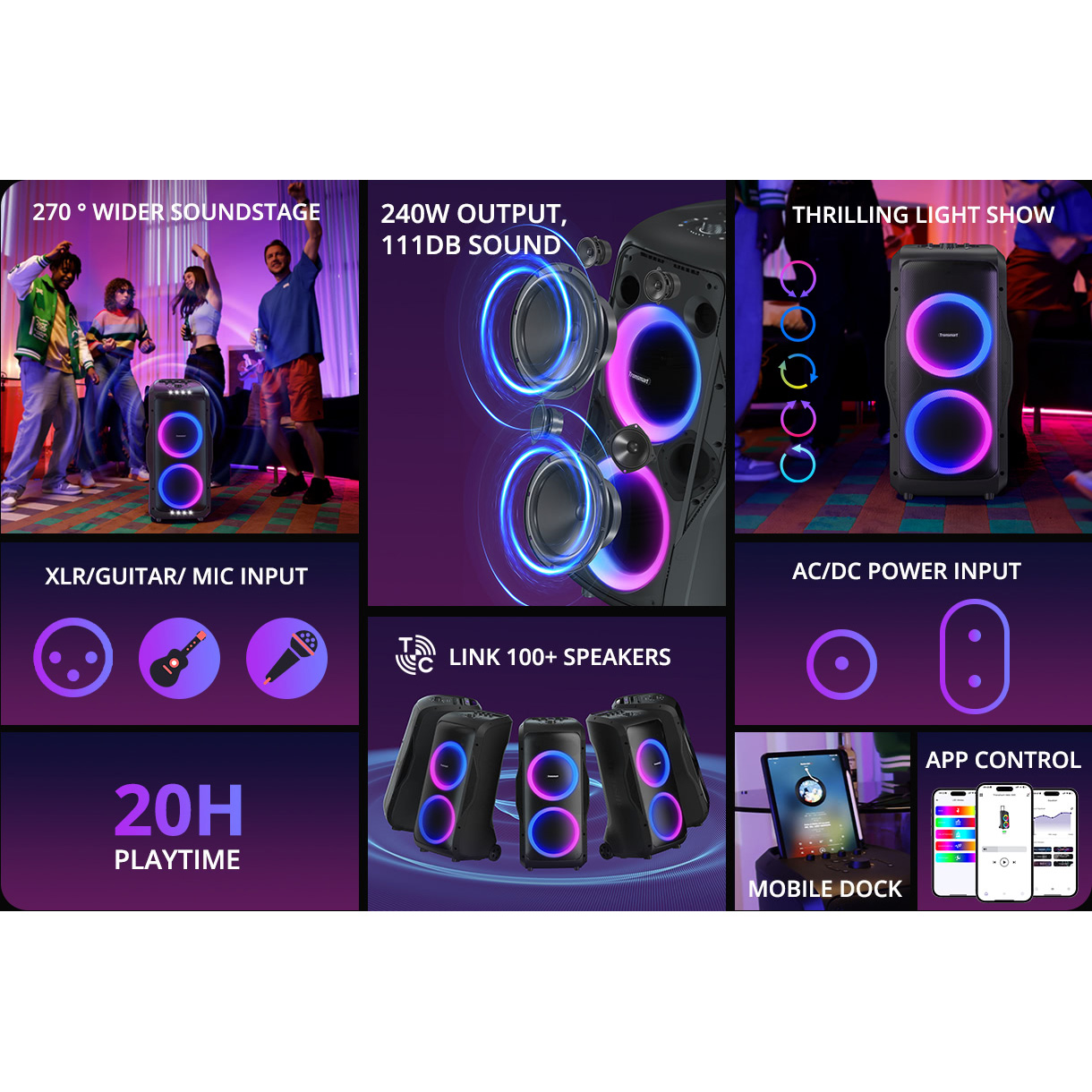 Акустична система TRONSMART Halo 300