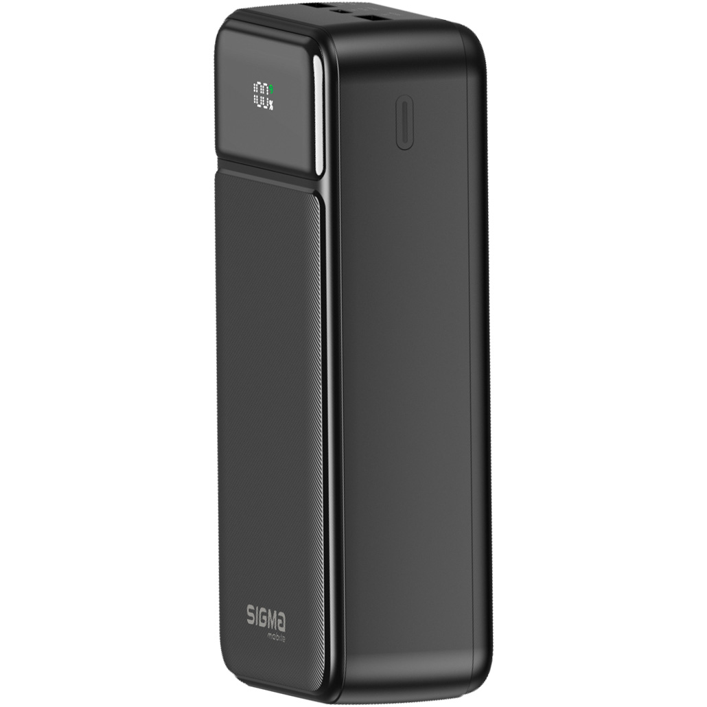 Повербанк SIGMA SI30A4QL 22.5W 30000mAh Black
