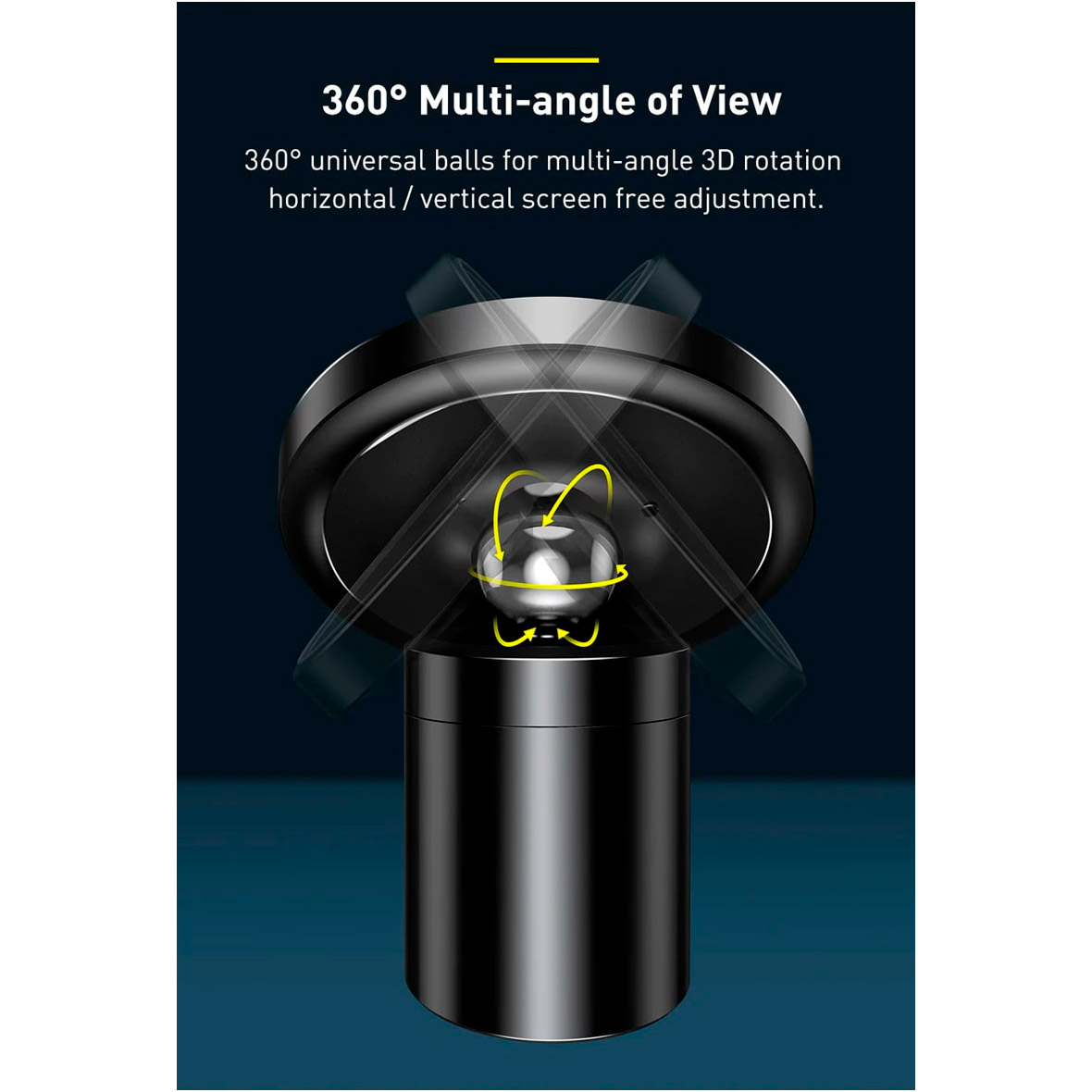 Автотримач для смартфона BASEUS NeoGravity Magnetic Car Mount for Dashboards and Air Outlets Cluster Black (C40141501113-00)