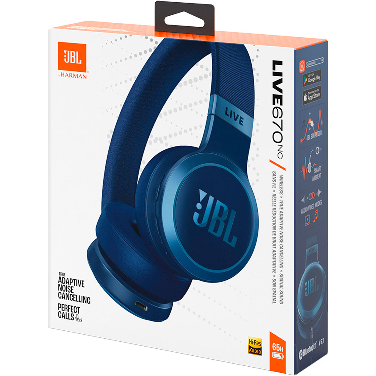 Навушники JBL Live 670NC Blue