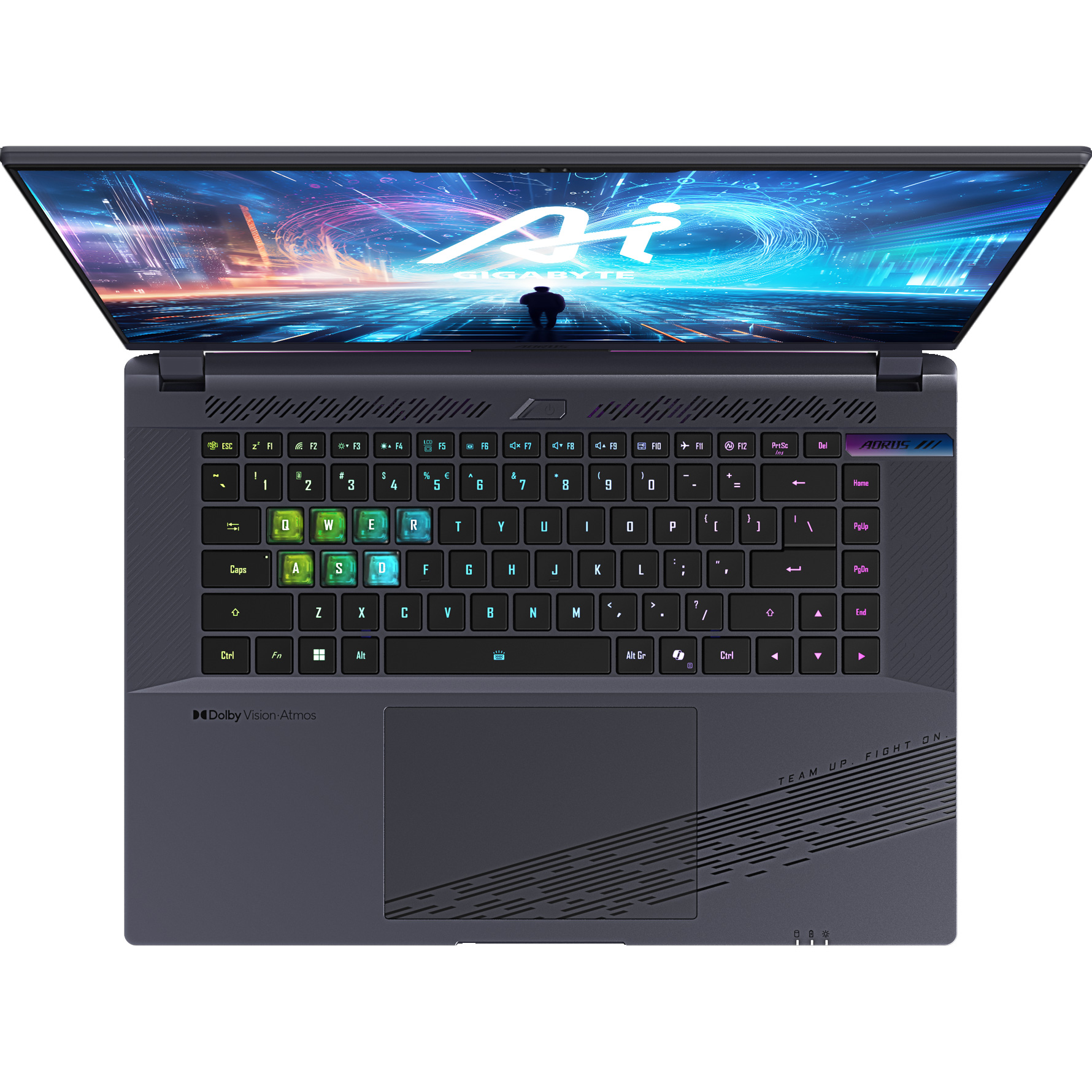 Ноутбук Gigabyte AORUS 16X ASG 2024 Midnight Gray (AORUS 16X ASG-53UAC54SD)