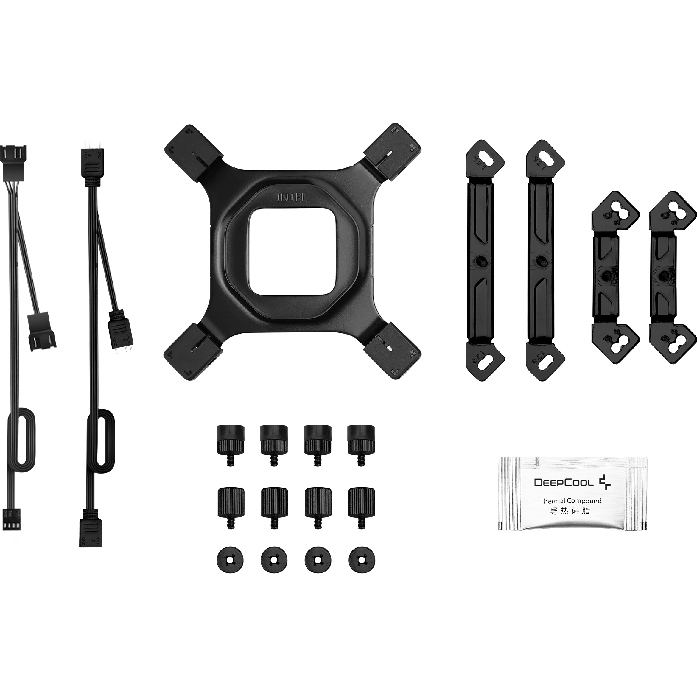 Кулер для процессора DEEPCOOL AG620 BK ARGB V2 Black (R-AG620-BKAMMN-GJD)