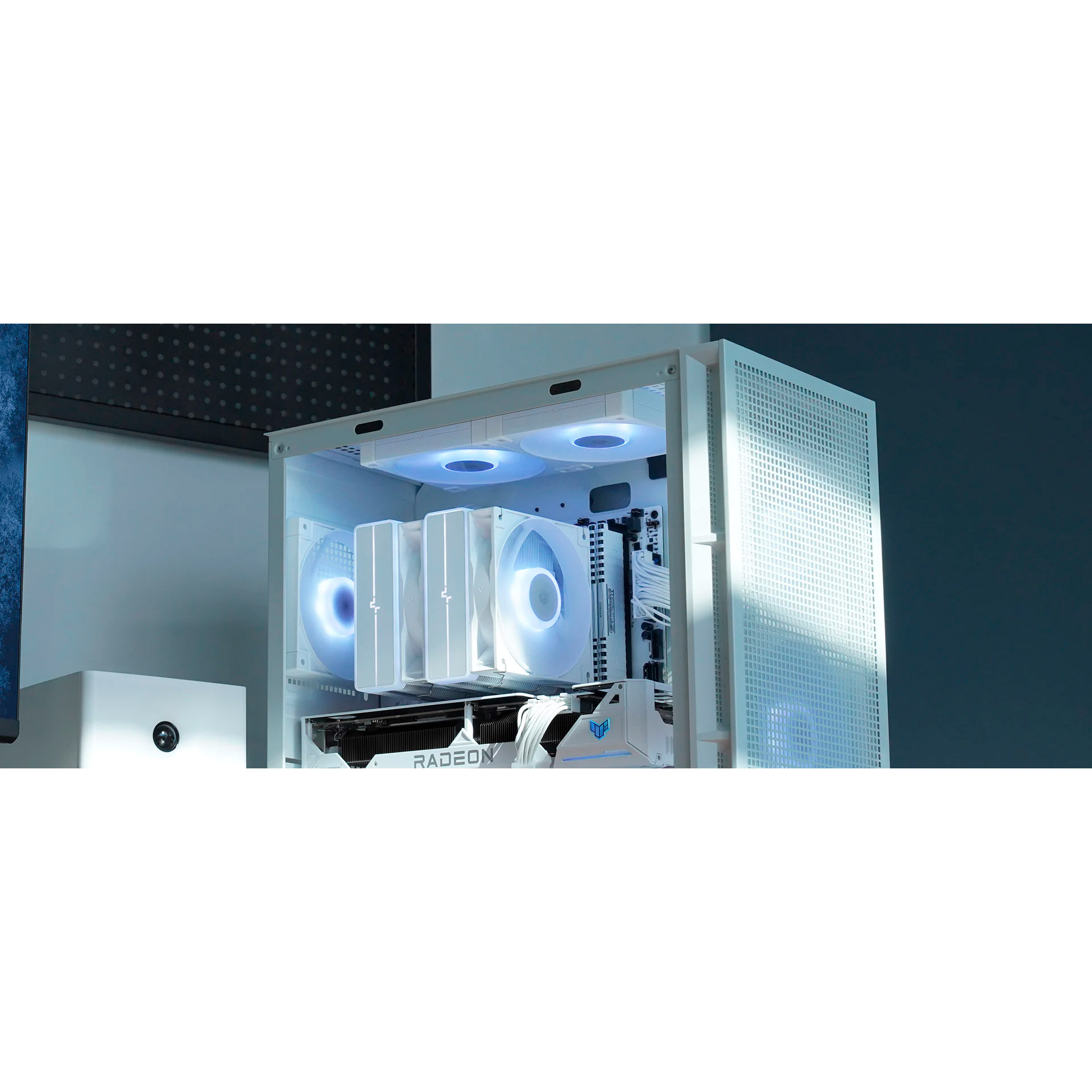Кулер для процессора DEEPCOOL AG620 WH ARGB V2 White (R-AG620-WHAMMN-GJD)