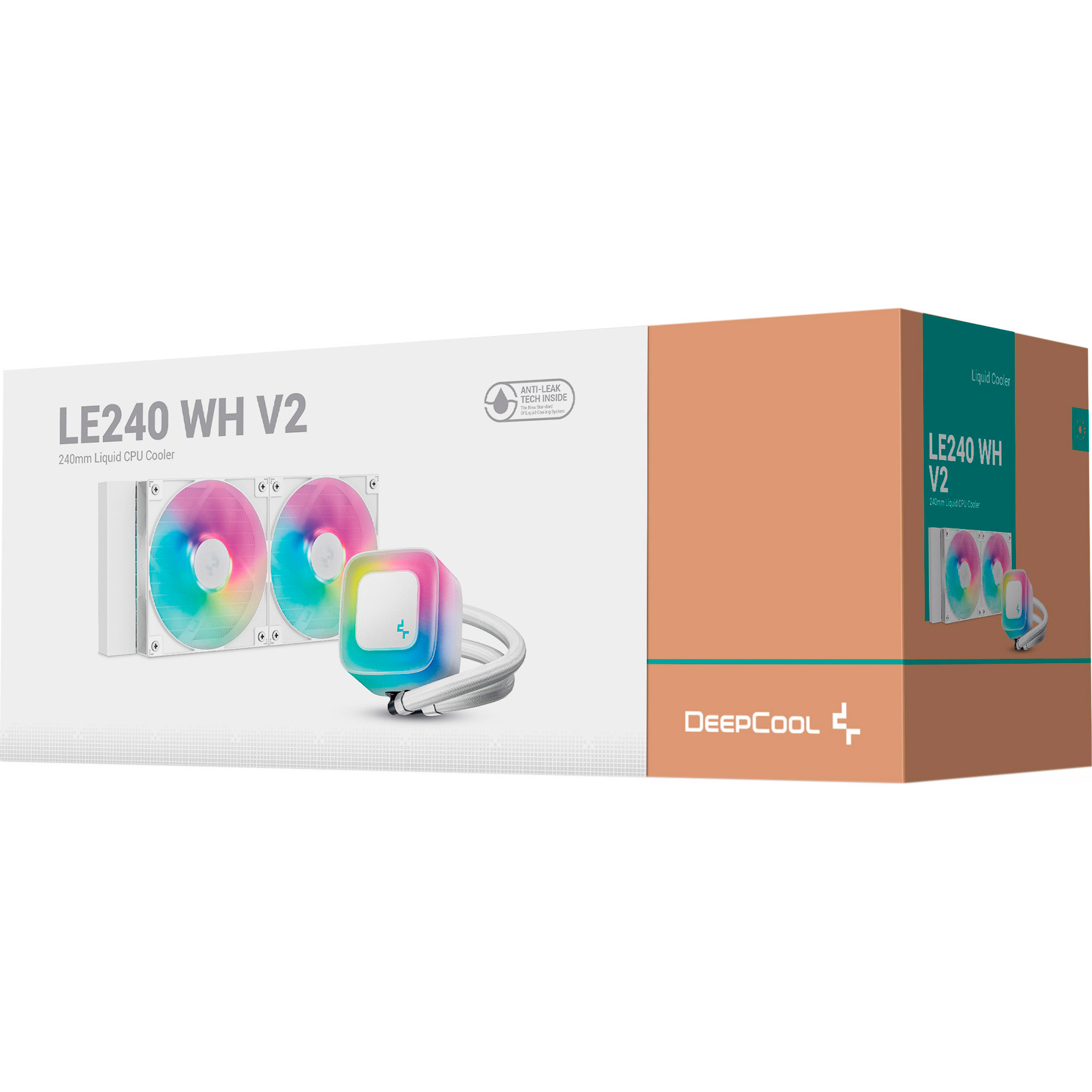 Система водяного охлаждения DEEPCOOL LE240 WH V2 White (R-LE240-WHAMMN-G-2)