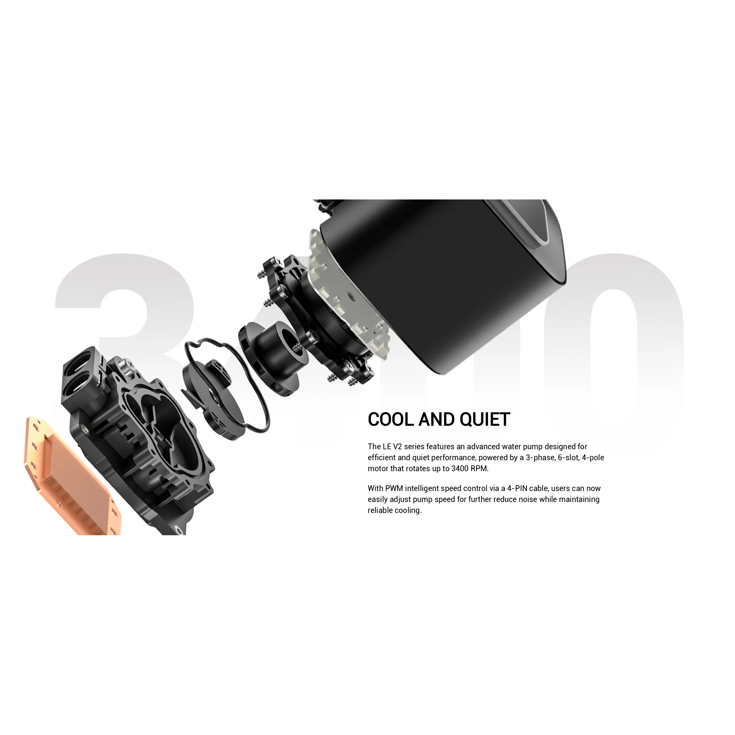 Система водяного охлаждения DEEPCOOL LE240 WH V2 White (R-LE240-WHAMMN-G-2)