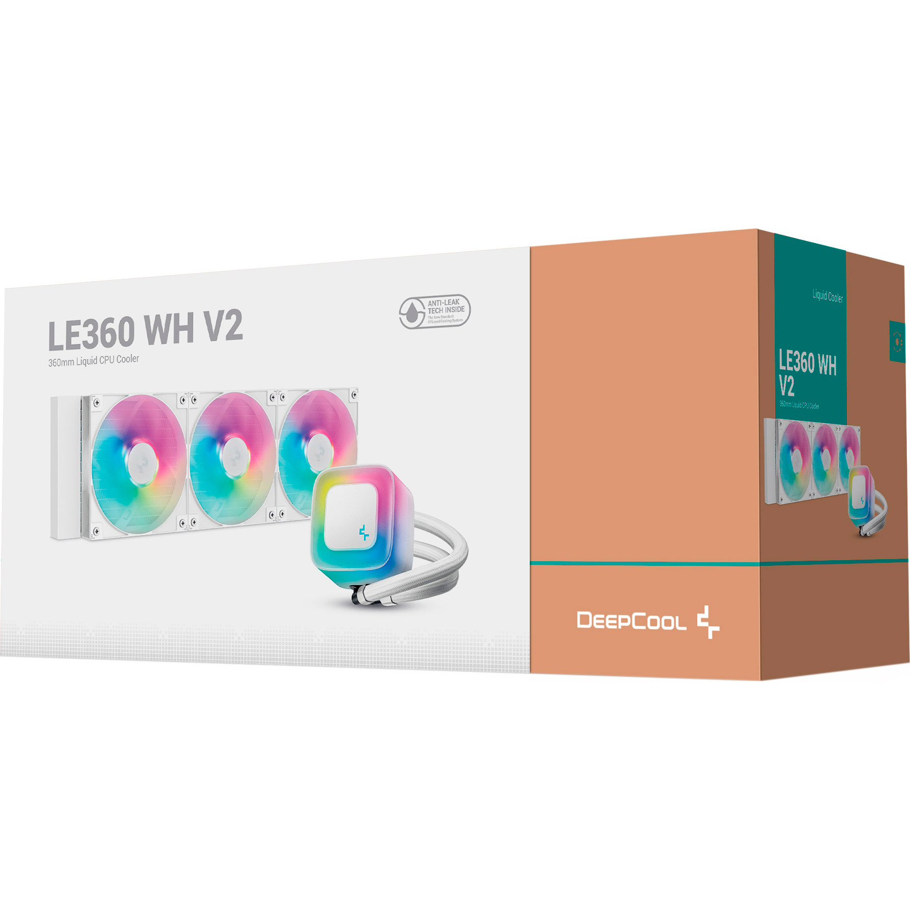 Система водяного охлаждения DEEPCOOL LE360 WH V2 White (R-LE360-WHAMMN-G-2)