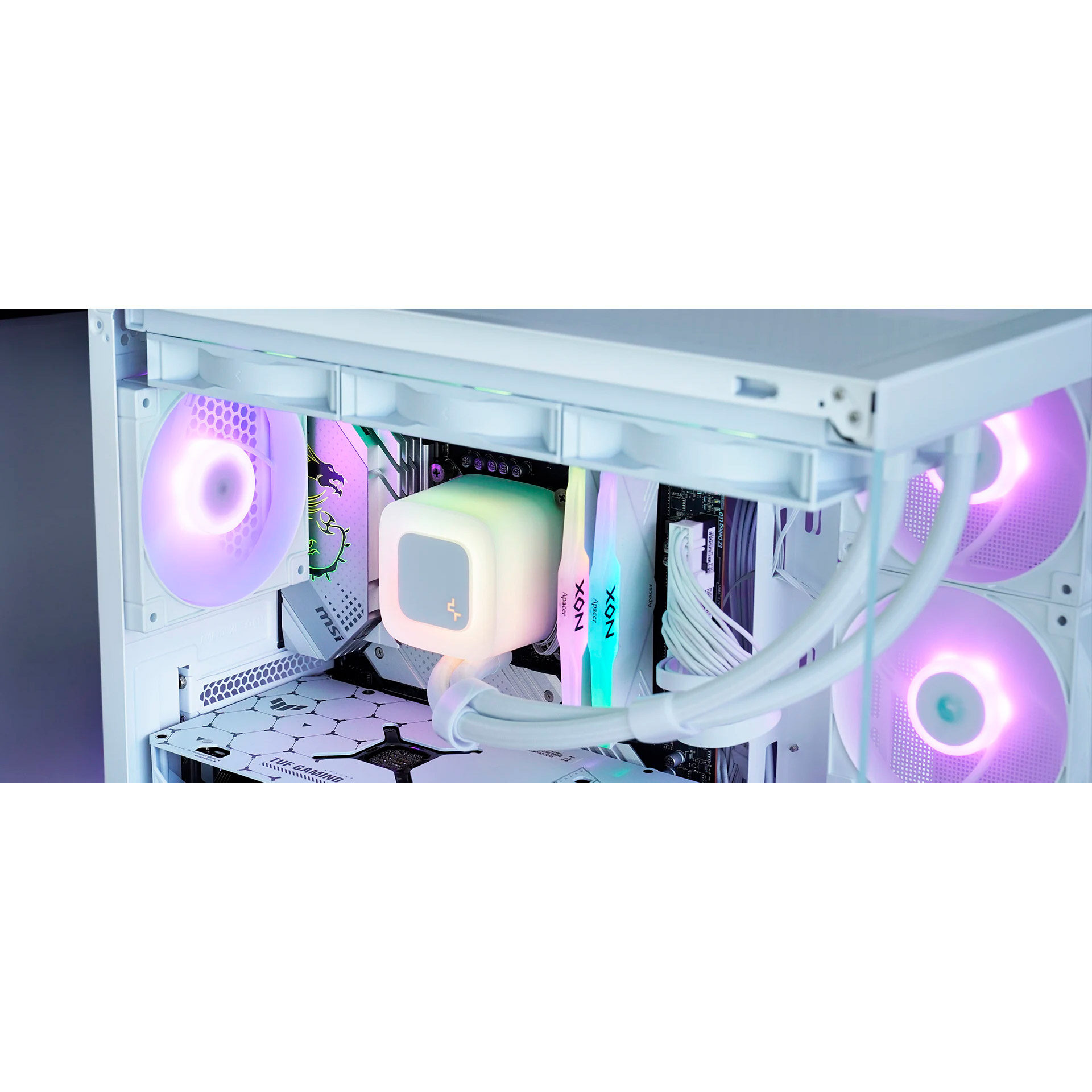 Система водяного охлаждения DEEPCOOL LE360 WH V2 White (R-LE360-WHAMMN-G-2)