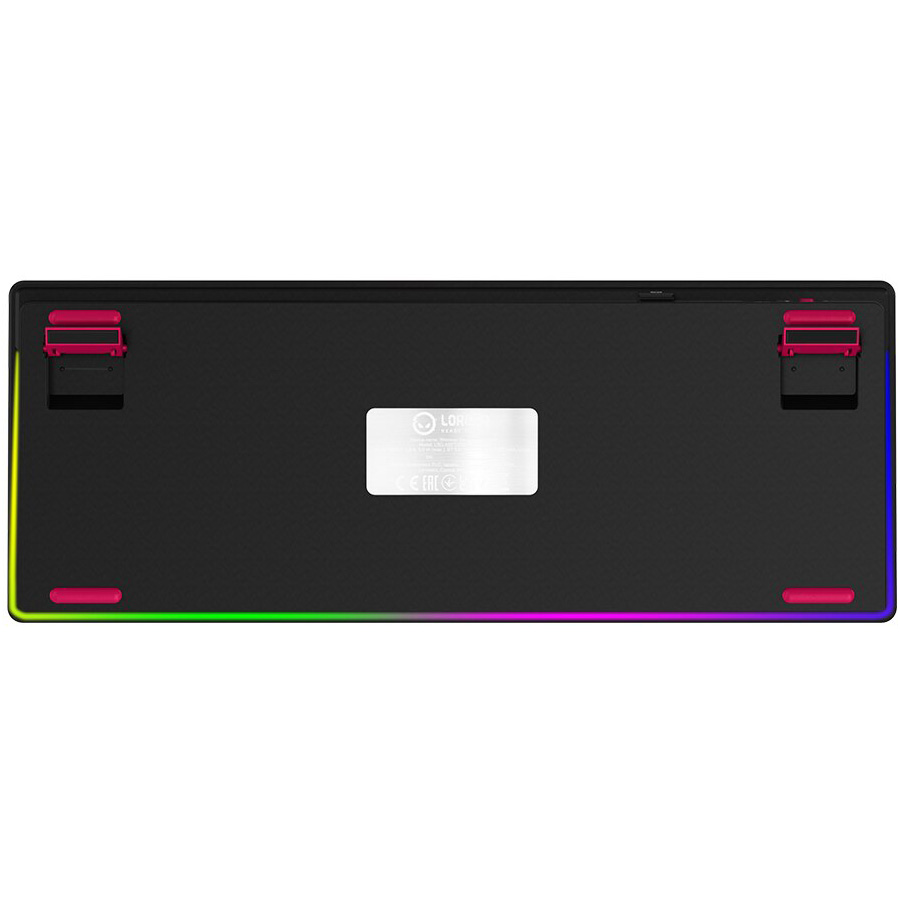 Клавіатура бездротова LORGAR KBP70TKLW Black/Red (LRG-KBP70TKLW-BK-US)